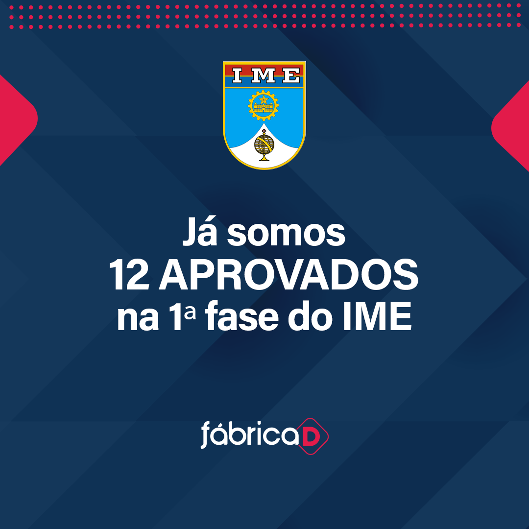 APROVAES DA PROVA OBJETIVA DO IME 2022