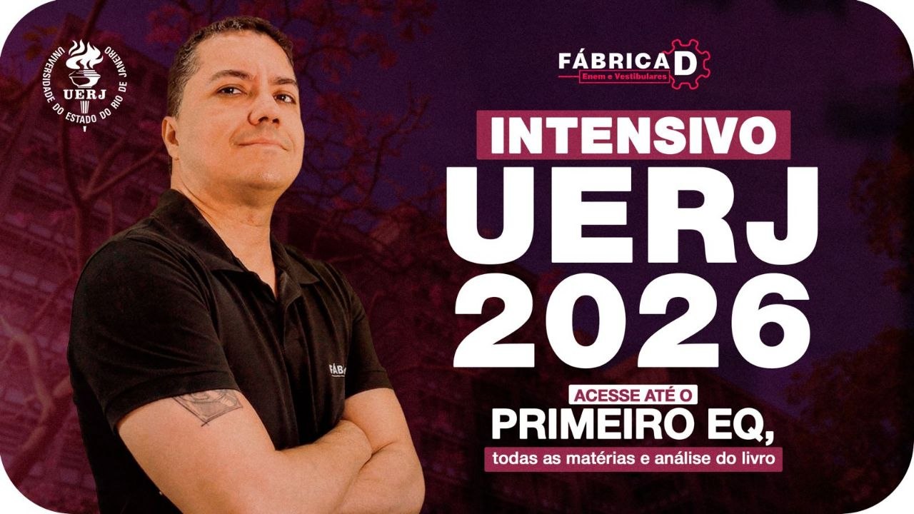 INTENSIVO UERJ - EXAMES DE QUALIFICA��O - 2026-2027 - ACESSO AT� O PRIMEIRO EQ