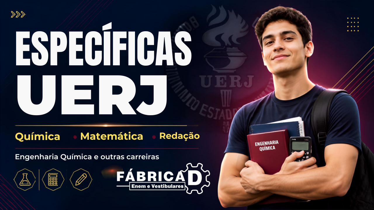ACESSO POR 1 ANO - ESPEC�FICAS UERJ - QU�MICA/ENG.QU�MICA